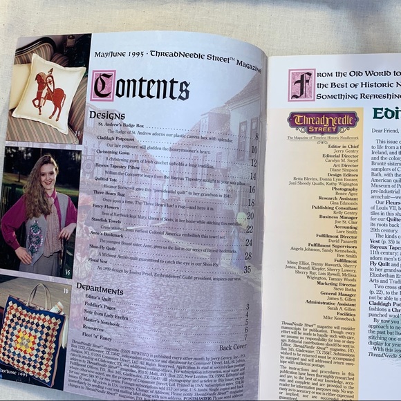 Threadneedle Street Magazine needlework vol2 - Picture 2 of 2